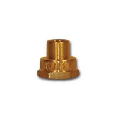Midland Industries 73GH - Rigid Adapter, 3/4" FGH x 1/8" NPT(F)F, Brass
