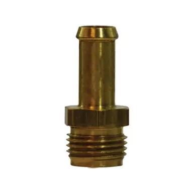 Midland Industries 38834 - Connector, 3/8" Hose Barbed x 5/16" Male Inverted Flared, Brass