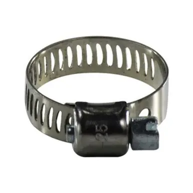 Midland Industries 325012 -325 Series Miniature Worm Gear Clamp, 9/16" Min. Clamp Dia., 301