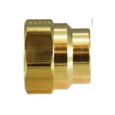 Midland Industries 38306 - Nut, 3/8" Tube, Brass