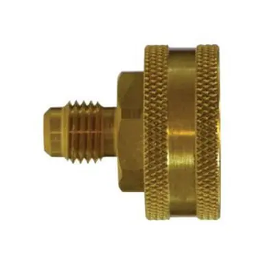 Midland Industries 30139 - Straight Swivel Adapter, 1/2" Male Flared x 3/4" FGH, Brass
