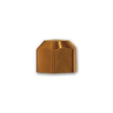 Midland Industries 40-10 - Cap, 5/8" 45° Female Flared, Brass