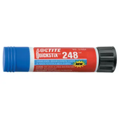 LOCTITE 462476 QuickStix 248 Threadlockers, High Strength, 19g, 3/4" Thread Blue
