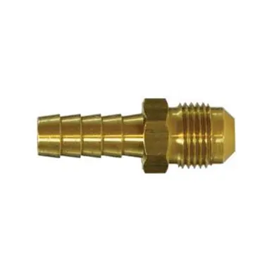 Midland Industries 32083 - Adapter, 5/16" Hose Barbed x 5/16" Male BSPT 45° Flared, Brass