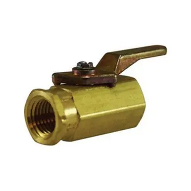 Midland Industries 46923 - Miniature Ball Valve, 3/8" Nominal, FIP x FIP, 1000 psig Pressure, Brass