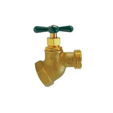 Midland Industries 942112LF - Heavy-Duty Hose Bibb No Kink Valve, 1/2 x 3/4" Nominal, FIP x MHT