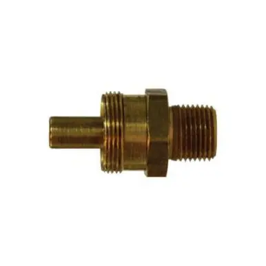 Midland Industries 38328 - Adapter Body, 1/2" Hose x 1/2" MPT, Brass