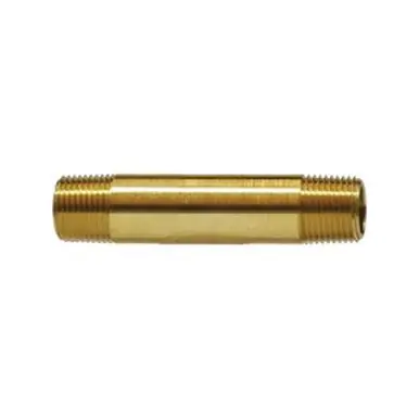 Midland Industries 28154 - Long Nipple, 1/2" NPT(M) x 1/2" NPT(M), 2-1/2", Brass