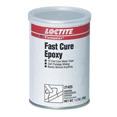 LOCTITE 209717 Fixmaster Fast Cure Epoxy, Mixer Cup, 0.12 oz, Capsule, Grey