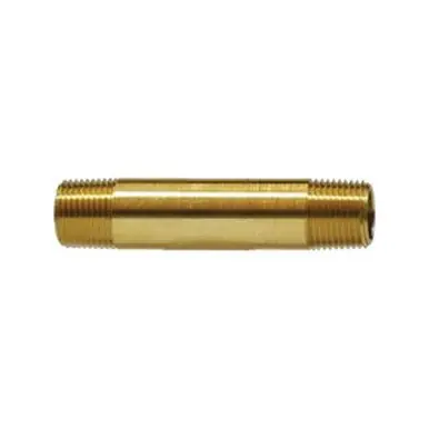 Midland Industries 28151 - Long Nipple, 3/8" NPT(M) x 3/8" NPT(M), 3" Brass