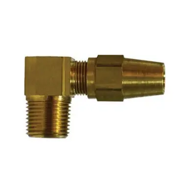 Midland Industries 38245 - Elbow, 5/8" Tube OD x 3/8" MIP, Brass