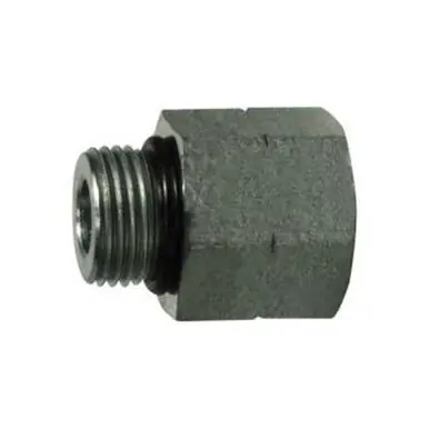 Midland Industries 6410O1612 - Reducer/Expander, 1-5/16" Male ORB x 1-1/16" Female ORB, Steel