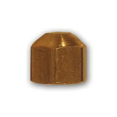 Midland Industries 2139X4 - Cap, 1/4" SAE 45° Female Flared, Brass