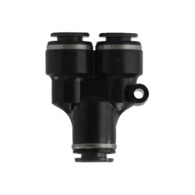 Midland Industries 620555C - Union Wye, 3/8" Push" Tube x 3/8" Push" Tube x 3/8" Push" Tube,