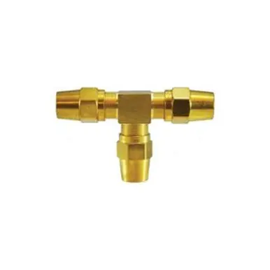 Midland Industries 38191 - Tee, 5/8" Tube OD x 5/8" Tube OD x 5/8" Tube OD, Brass