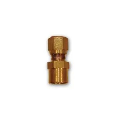 Midland Industries NT66-42 - Adapter, 1/4" Tube OD x 1/8" NPT(F), Brass