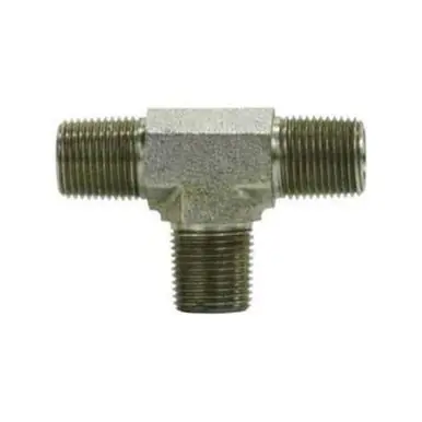 Midland Industries 560016 - Pipe Tee, 1" MPT x 1" MPT x 1" MPT, Steel