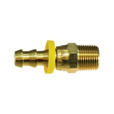 Midland Industries 30390 - Swivel Adapter, 3/4" Push-On Hose Barbed x 3/4" MIP, Brass