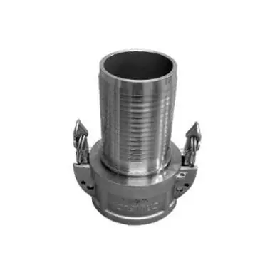 Midland Industries CGCSL-400CR-SS1 - Cam & Groove Self-Locking Crimplok Coupler, 4" Type C x 4" Hose