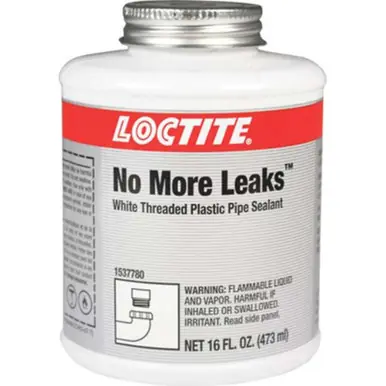 LOCTITE 1537780 16 Oz No More Leaks White-Threaded Pl (12pk)