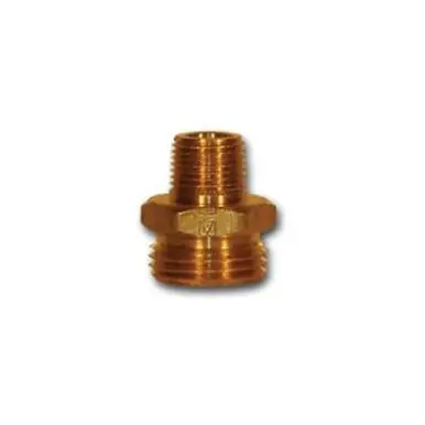 Midland Industries 79GHT - Rigid Adapter, 3/4" MHT x 3/4" MPT, Brass