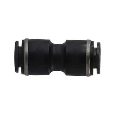 Midland Industries 620600C - Straight Union, 3/8" Push-In x 3/8" Push-In, Composite
