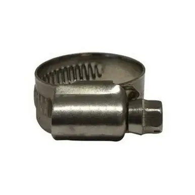 Midland Industries 96050 - Embossed Non-Perforated Worm Gear Hose Clamp, 1.26 in Min. Clamp Dia.,