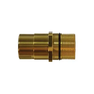 Midland Industries 61050 - Wingnut Nipple, 1/2" NPT(F), Brass
