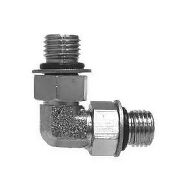 Midland Industries 6807NWO88 - 90° Adjustable Elbow, 3/4" Male ORB x 3/4" Male ORB, Steel