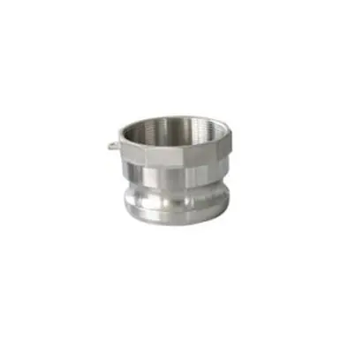 Midland Industries 63918 - Cam & Groove Adapter, 4" Type A x 4" NPT(F), Stainless Steel