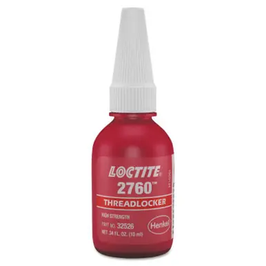 LOCTITE 303441 2760 Threadlockers, Primerless High Strength, 10ml, Red