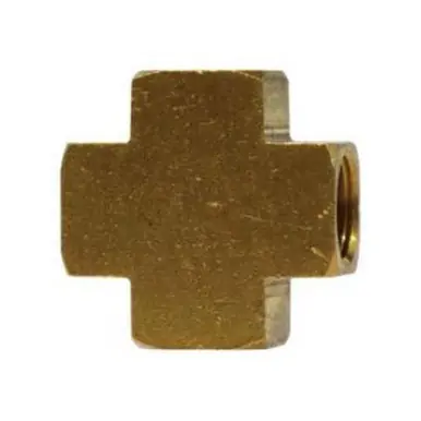 Midland Industries 28041 - Pipe Cross, 1/8" NPT(F)F x 1/8" NPT(F)F x 1/8" NPT(F)F x 1/8" NPT(F)F,