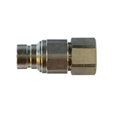 Midland Industries FF14M -FF Series Flat Flush Face Plug, 1/4" NPT(F), Steel