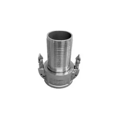 Midland Industries CGCSL-600CR-SS1 - Cam & Groove Self-Locking Crimplok Coupler, 6" Type C x 6" Hose