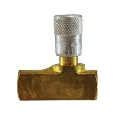 Midland Industries 20501 - Flow Control Needle Valve, 1/8" Nominal, FPT, Brass Body