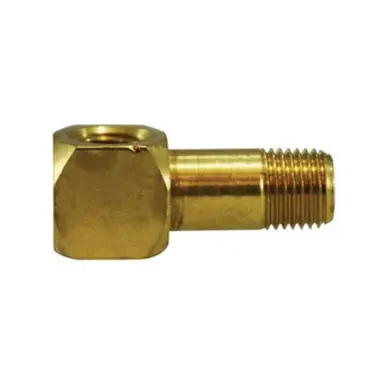 Midland Industries 28443 - Long Street Elbow, 1/8" NPT(F)F x 1/8" NPT(M)F, Brass