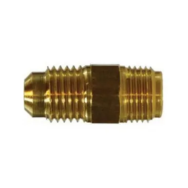 Midland Industries 12250 - Adapter, 1/4" Male Inverted Flared x 3/16" Female Inverted Flared, Brass