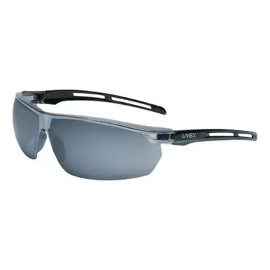 Honeywell S4043 Tirade Sealed Eyewear, Silver Mirror Lens, UvextraAF, Black/Gray Frame, TPR