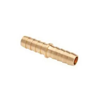 Midland Industries HM-16 - Hose Mender, 1" Hose Barbed x 1" Hose Barbed, Brass