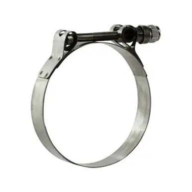 Midland Industries 840850 - T-Bolt Hose Clamp, 8-9/16" Nominal, 8-9/32" Min. Clamp Dia., Stainless