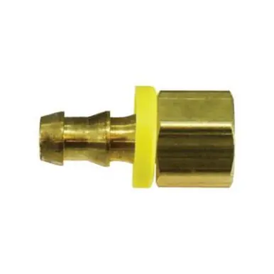 Midland Industries 30222 - Straight Adapter, 5/16" Push-On Hose Barbed x 1/4" FIP, Brass