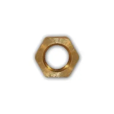 Midland Industries 111-4 - Hex Locknut, 1/4" NPSL, Brass