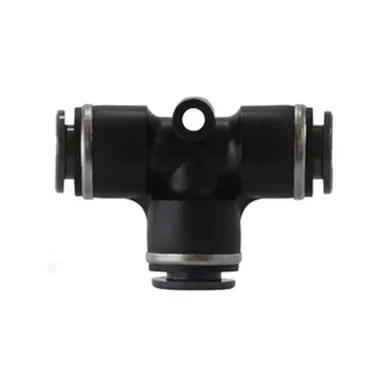 Midland Industries 640406C - Reducing Union Tee, 1/4" Push" Tube x 1/4" Push" Tube x 3/8" Push" Tube