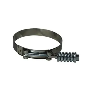 Midland Industries 844263 - Spring Loaded T-Bolt Hose Clamp, 2.63 in Min. Clamp Dia., 300 Stainless