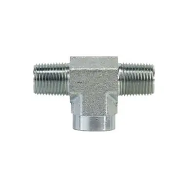 Midland Industries 560120 - Pipe Tee, 1-1/4" MPT x 1-1/4" FPT x 1-1/4" MPT, Steel