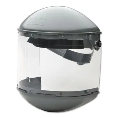 Honeywell FM500DCCL Dual Crown Faceshield Systems, 7" Crown, 3C Ratchet, Clear/Noryl