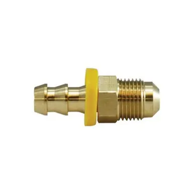 Midland Industries 30247 - Adapter, 3/4" Push-On Hose Barb x 3/4" 45° Male Flared, Brass