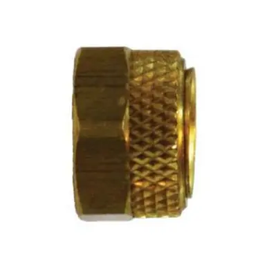 Midland Industries 20232 - Universal Hex Nut & Sleeve Assembly, 1/2" Flareless, Brass