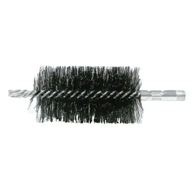 WEILER 44037 2-1/4" Double Spiral Flue Brush, .012 Steel Fill