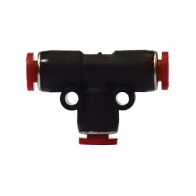 Midland Industries 20612 - Union Tee, 8mm Push" Tube x 8mm Push" Tube x 8mm Push" Tube, Composite